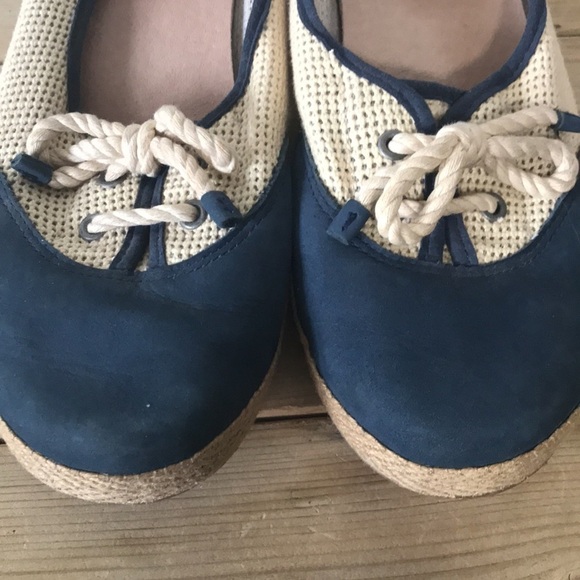 UGG AUSTRALIA FLAT  CATRIN  NAVY BLUE ORIGINAL SHOES size 10 - Picture 4 of 9